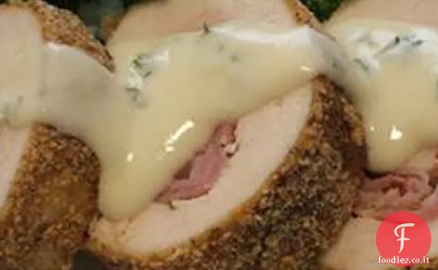 Cordon Bleu di pollo al forno facile
