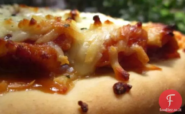 Pizza di pollo al barbecue