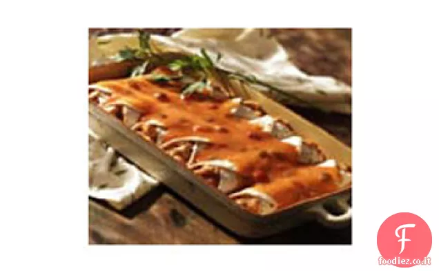 Enchiladas pollo veloce