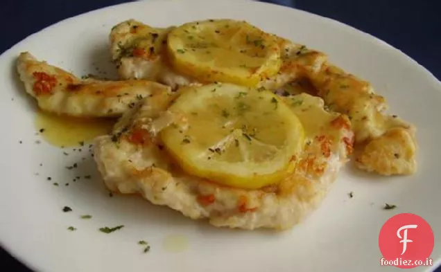 Pollo al limone con Vino bianco e Prezzemolo Facile