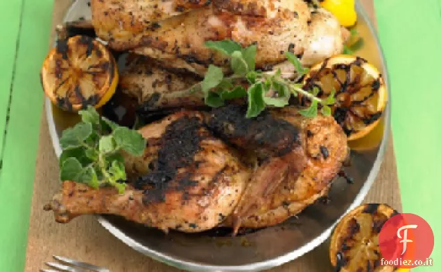 Pollo alla griglia con Limone e Origano