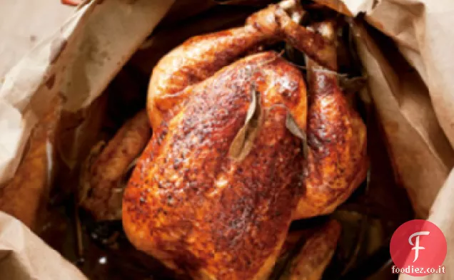 Pollo sacchetto marrone