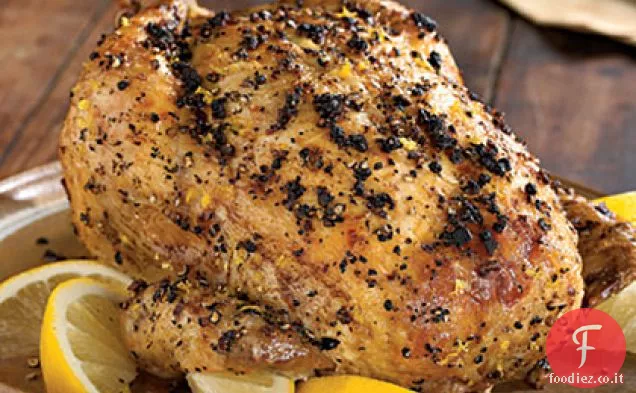 Pollo fresco al limone e pepe