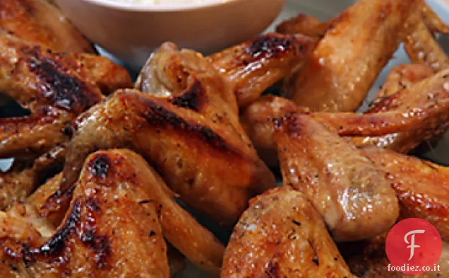 Ali di pollo allo zafferano