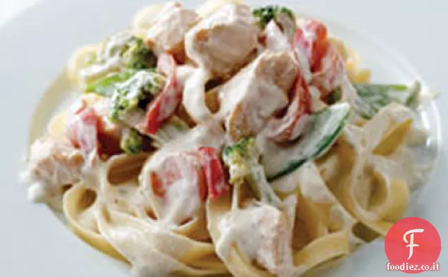 Pollo Primavera con Pasta