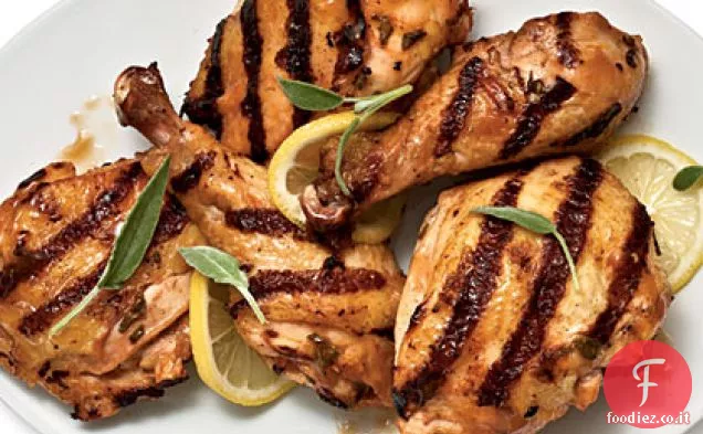 Pollo al limone e salvia