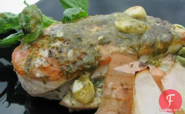 Pollo al dragoncello al limone