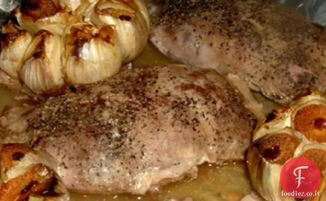 Petto d'anatra senza pelle arrosto