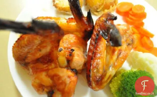 Ali di pipistrello (ali di pollo al forno)