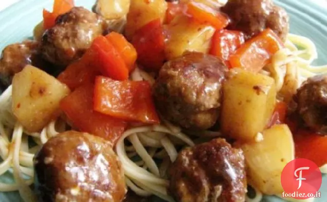 Polpette di tacchino dolce e piccante