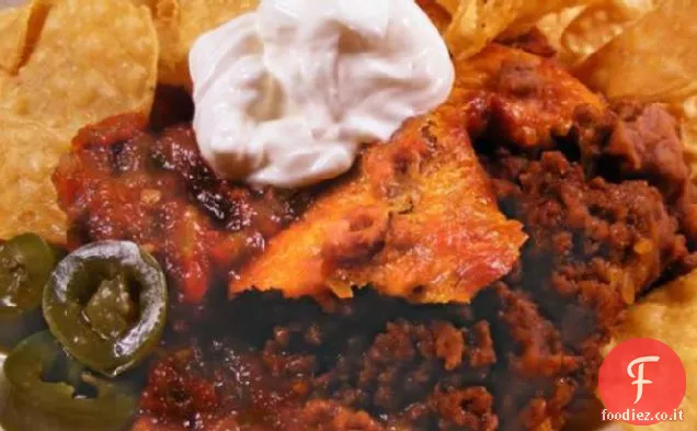 Lavoro mamma a strati Nachos