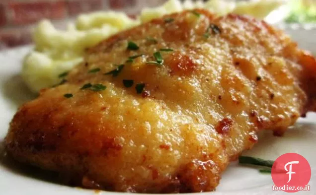 Tacchino con burro alle erbe e sugo balsamico di cipolla caramellata