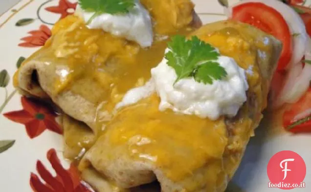 Burritos di pollo o tacchino bagnato
