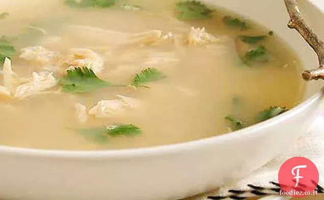 Zuppa di lime di tacchino dello Yucatán