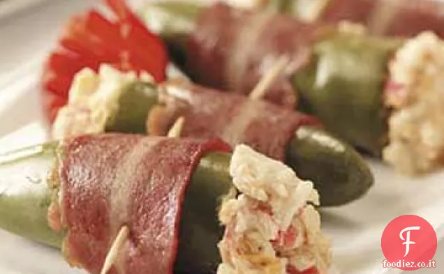 Jalapenos ripieni di granchio