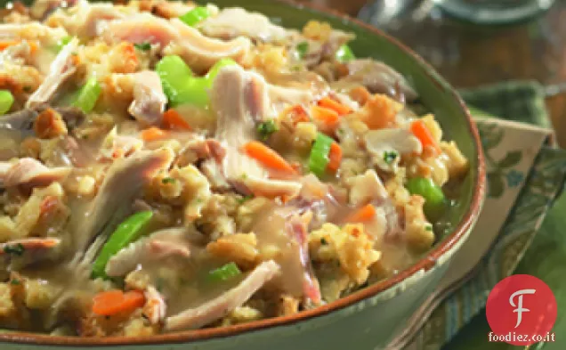 Casseruola di tacchino avanzato