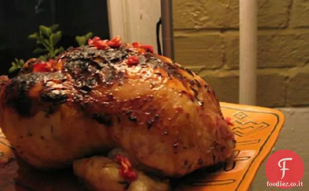 Galline di selvaggina della Cornovaglia glassate al melograno