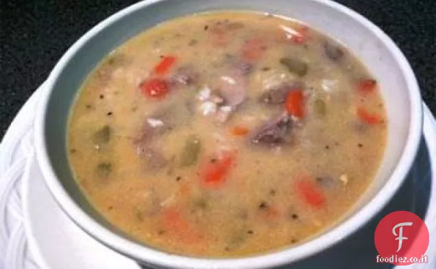 Zuppa di tacchino dopo il ringraziamento