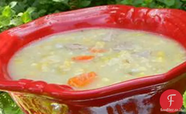 Zuppa di mais di tacchino