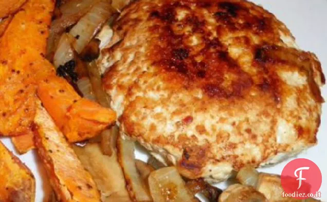 Hamburger di tacchino piccante