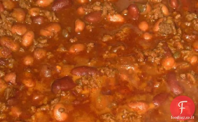 Facile peperoncino di tacchino rimasto