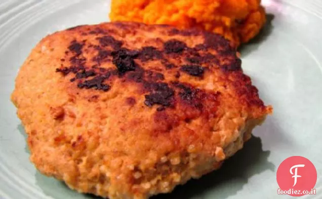 Hamburger di tacchino alla griglia con Couscous
