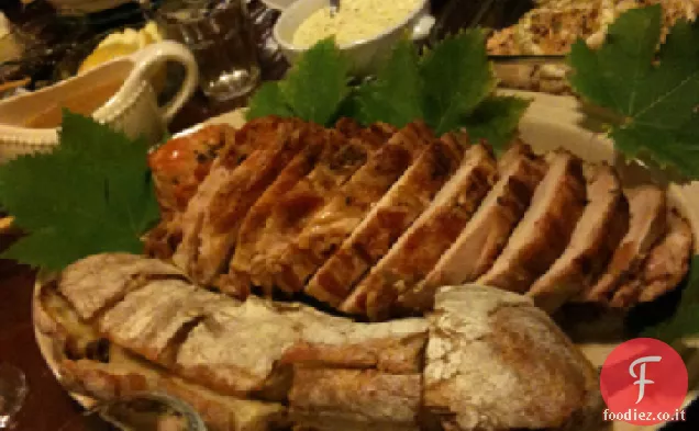 Fette di tacchino alla griglia con Aioli veloci (maionese all'aglio)