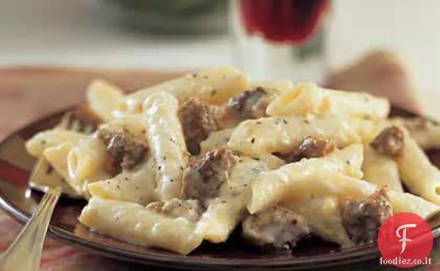La vendetta di Dracula (Penne al forno con salsiccia e aglio)