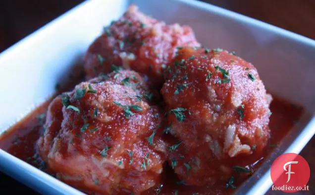 Polpette di istrice di tacchino