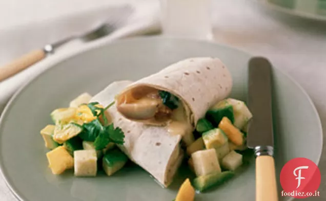 Turchia e Cile Verde Burritos