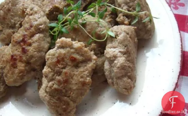 Tortini di salsiccia di tacchino