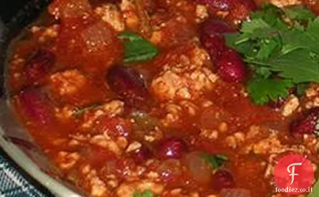Chili di tacchino piccante di Sarah