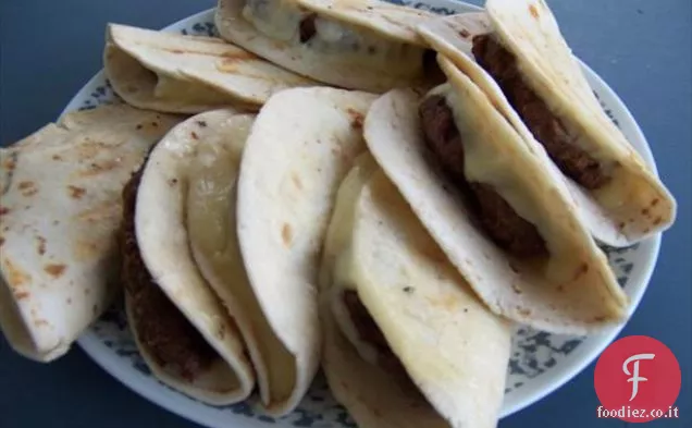 Taquitos di tacchino morbido di V con tuffo sudoccidentale