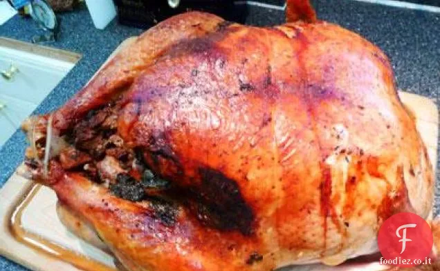 Rotini integrali con salsiccia di tacchino piccante e senape