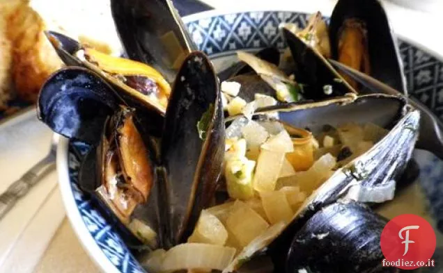 Cozze sul barbecue