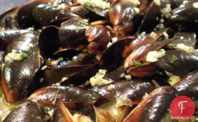 Cozze in salsa di Vino bianco