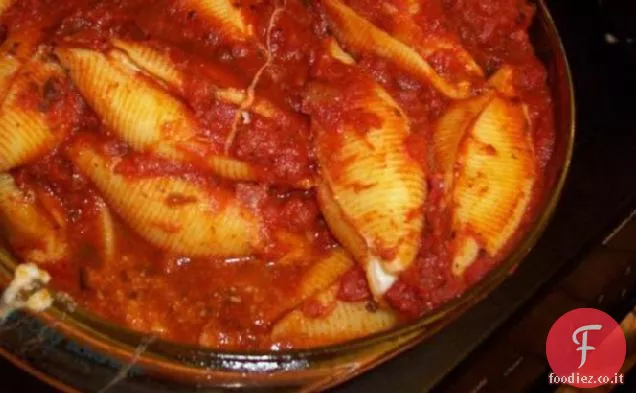 Conchiglie ripiene super-Cheesy