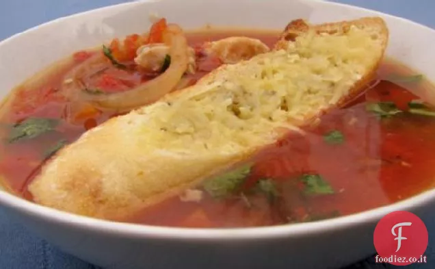 Zuppa di parmigiano di pollo