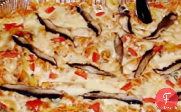 Casseruola di pasta vegetariana di formaggio