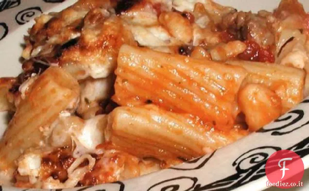 Rigatoni e Salsiccia al forno, Stile Toscano