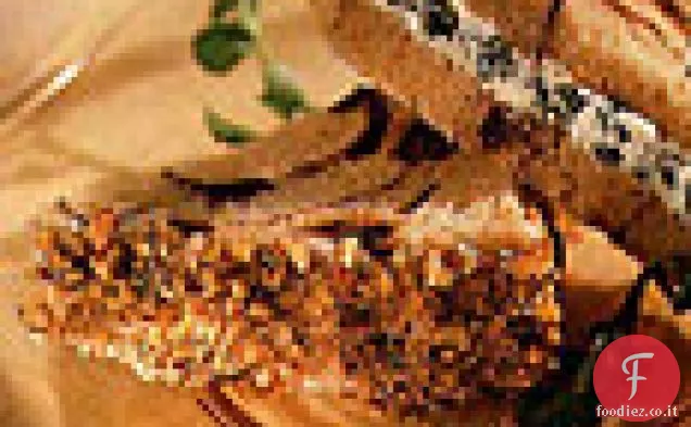 Panini al formaggio di capra e crescione