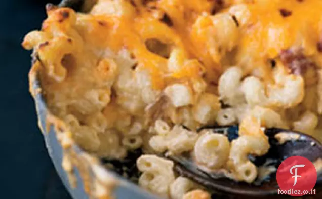 Cheddar-Pancetta Mac e formaggio