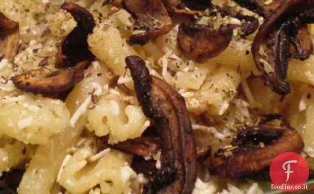 Pasta ai funghi con Burro rosolato e Cheezus!