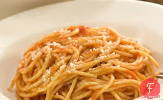 Spaghetti facili a un passo