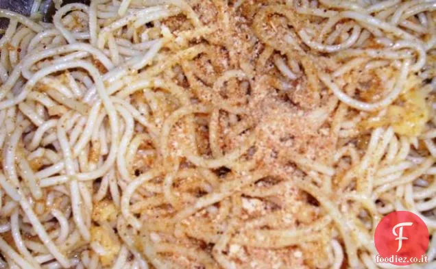 Pasta al burro marrone