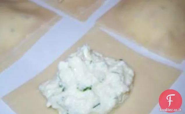 Ripieno di formaggio per ravioli