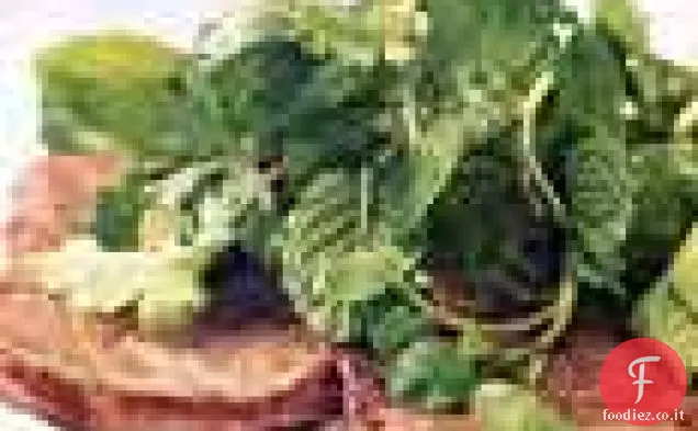 Paillard di manzo con crescione e insalata di erbe