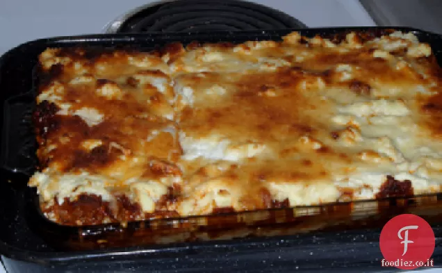 Impressionante Lasagna (No-Bollire, facile)
