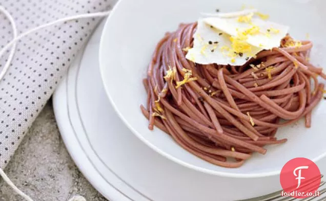 Pasta al Vino Rosso con Romano