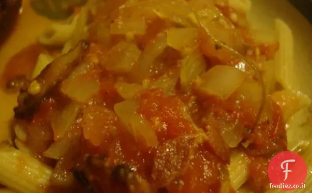 Maccheroni e formaggio lisci e cremosi